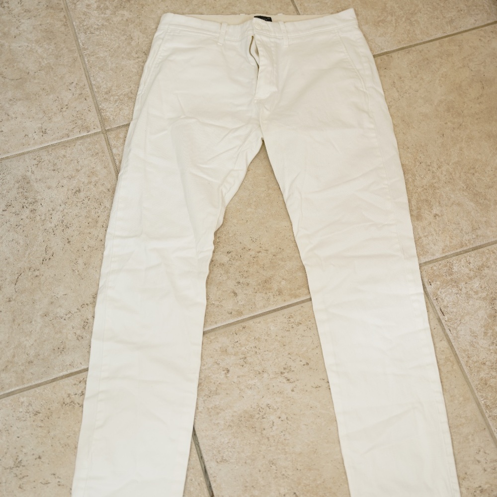 White JCrew Stretch Chino - Mens 30/32